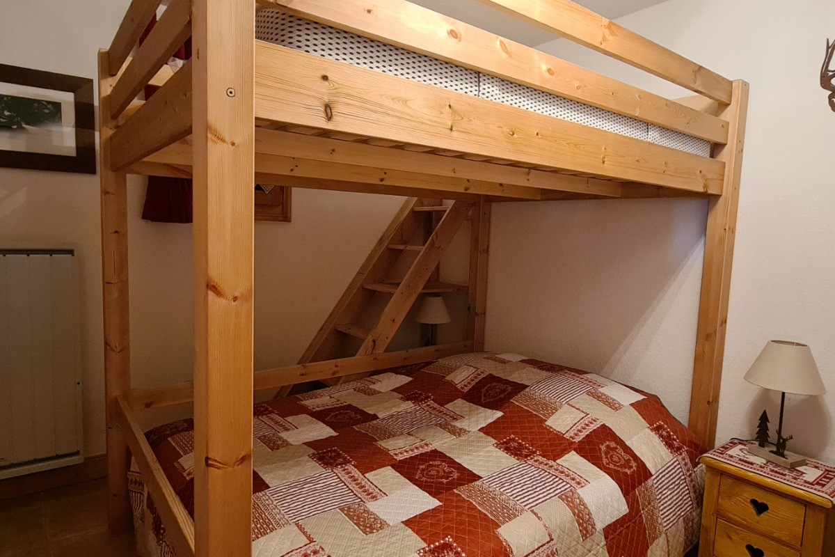 Chambre avec lits superposés