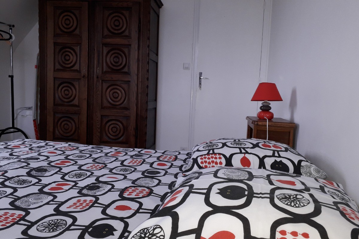 Chambre côté Jardin avec 1 lit Queen Size