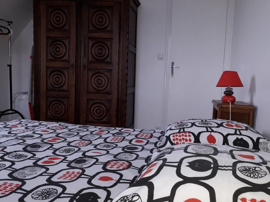 Chambre côté Jardin avec 1 lit Queen Size