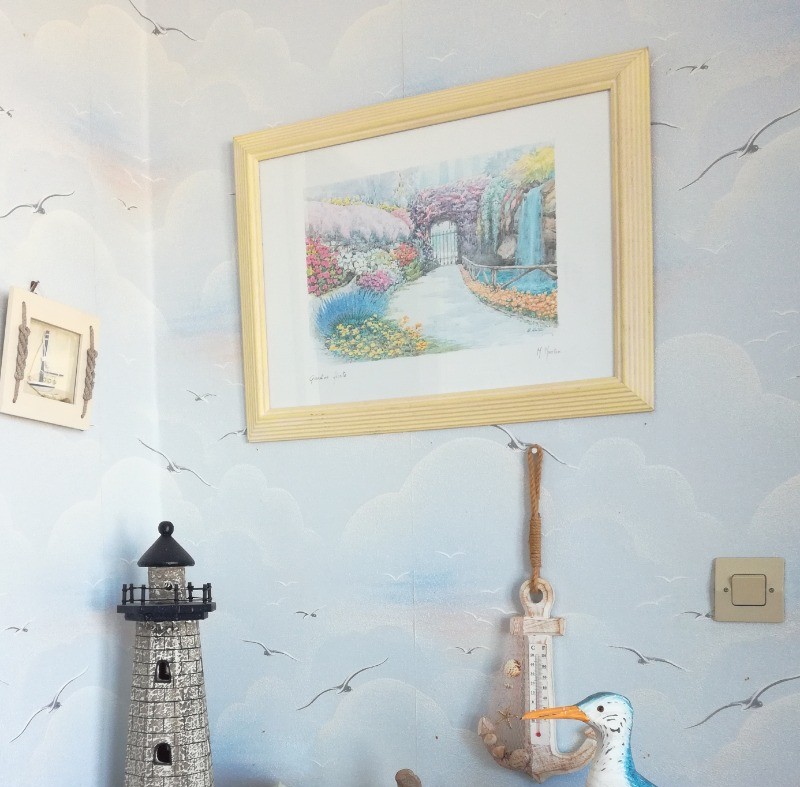 Le séjour avec baie vitrée