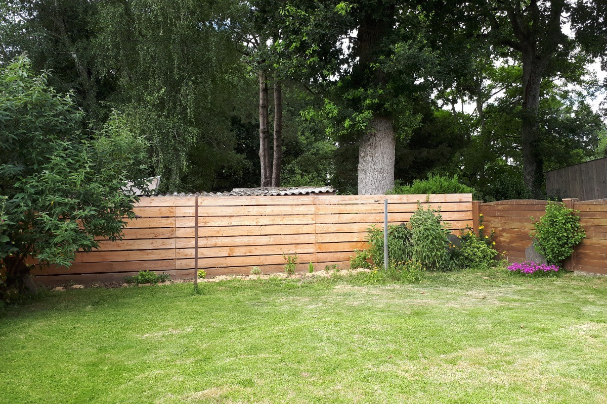 Jardin à l'arrière