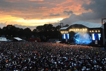 le festival de Musique des Vieilles Charrues à Carhaix