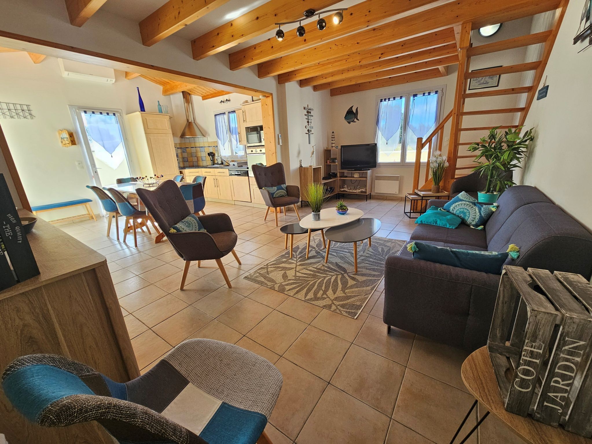 Maison de vacances pour 6, plage à pied, à Grand village sur Ile d'Oléron