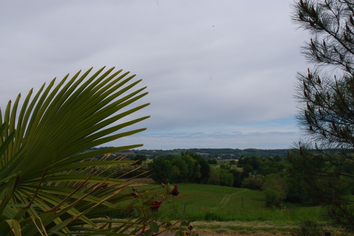 Vue sur les vallons à l'est.