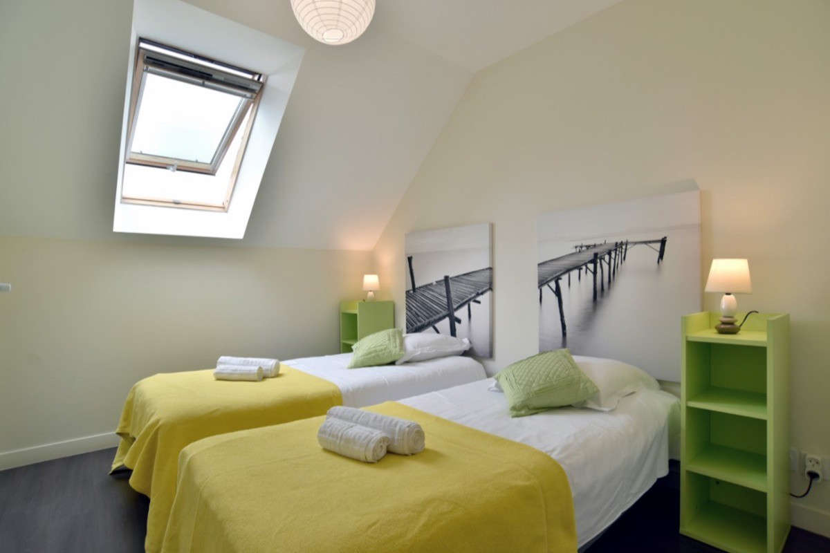 Chambre 2 lits simples étage