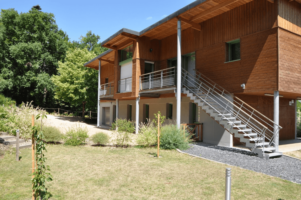Façade d'arrivée