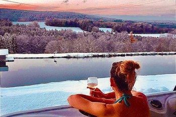 Spa en hiver - Nature Cottage Vosges