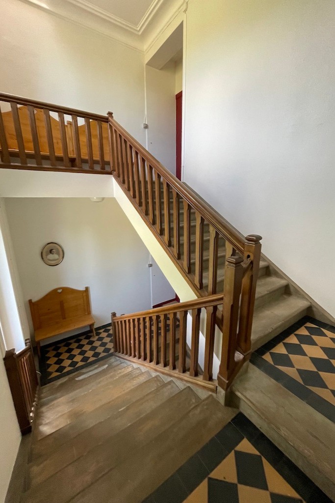 L'escalier Chapelle - Gite vert, domaine de Granit