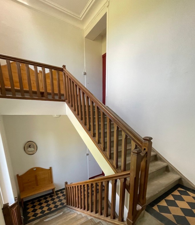 L'escalier Chapelle - Gite vert, domaine de Granit