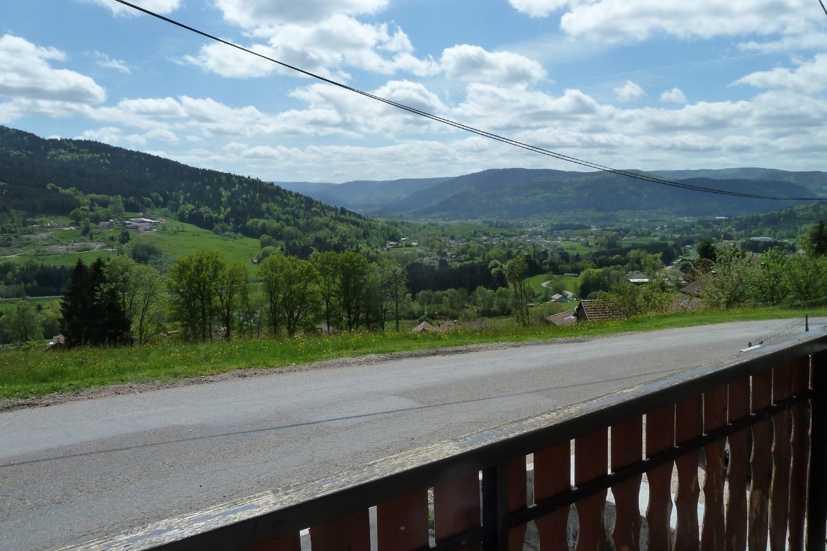 Vue panoramique sur le Massif depuis la terrasse - Au Petit Petonfaing