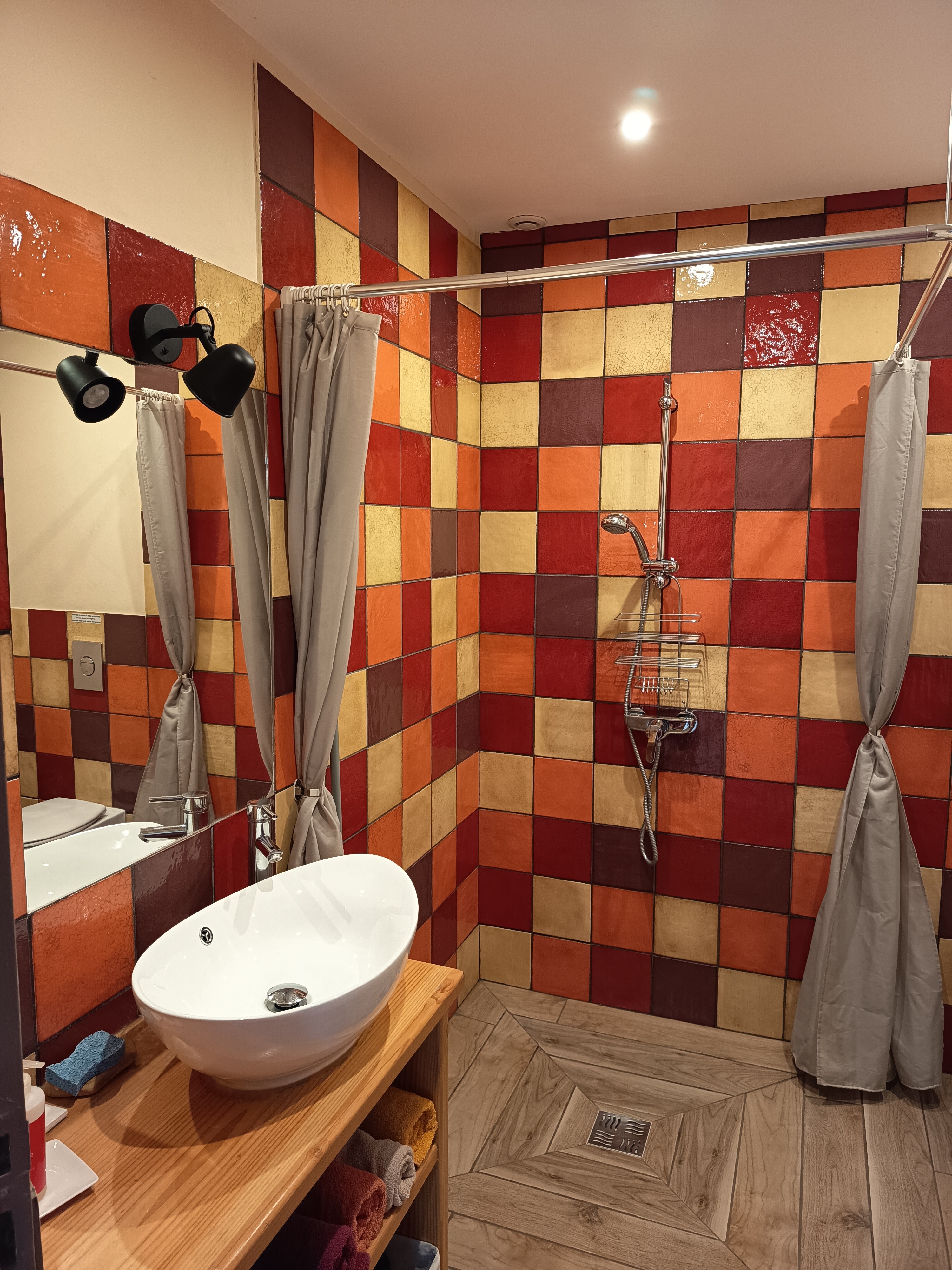 Bathroom, walk-in shower