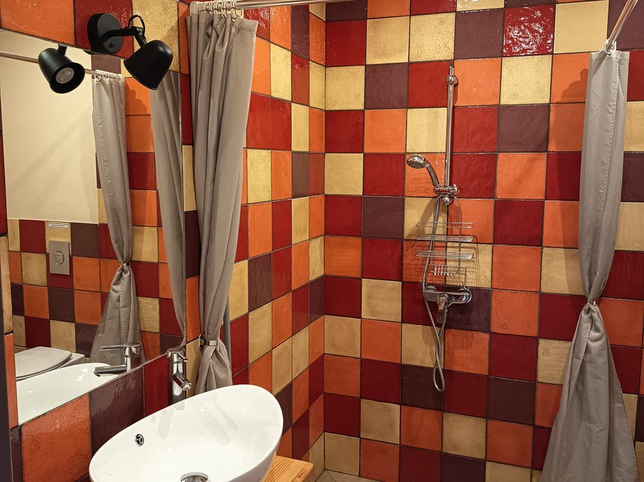 Bathroom, walk-in shower