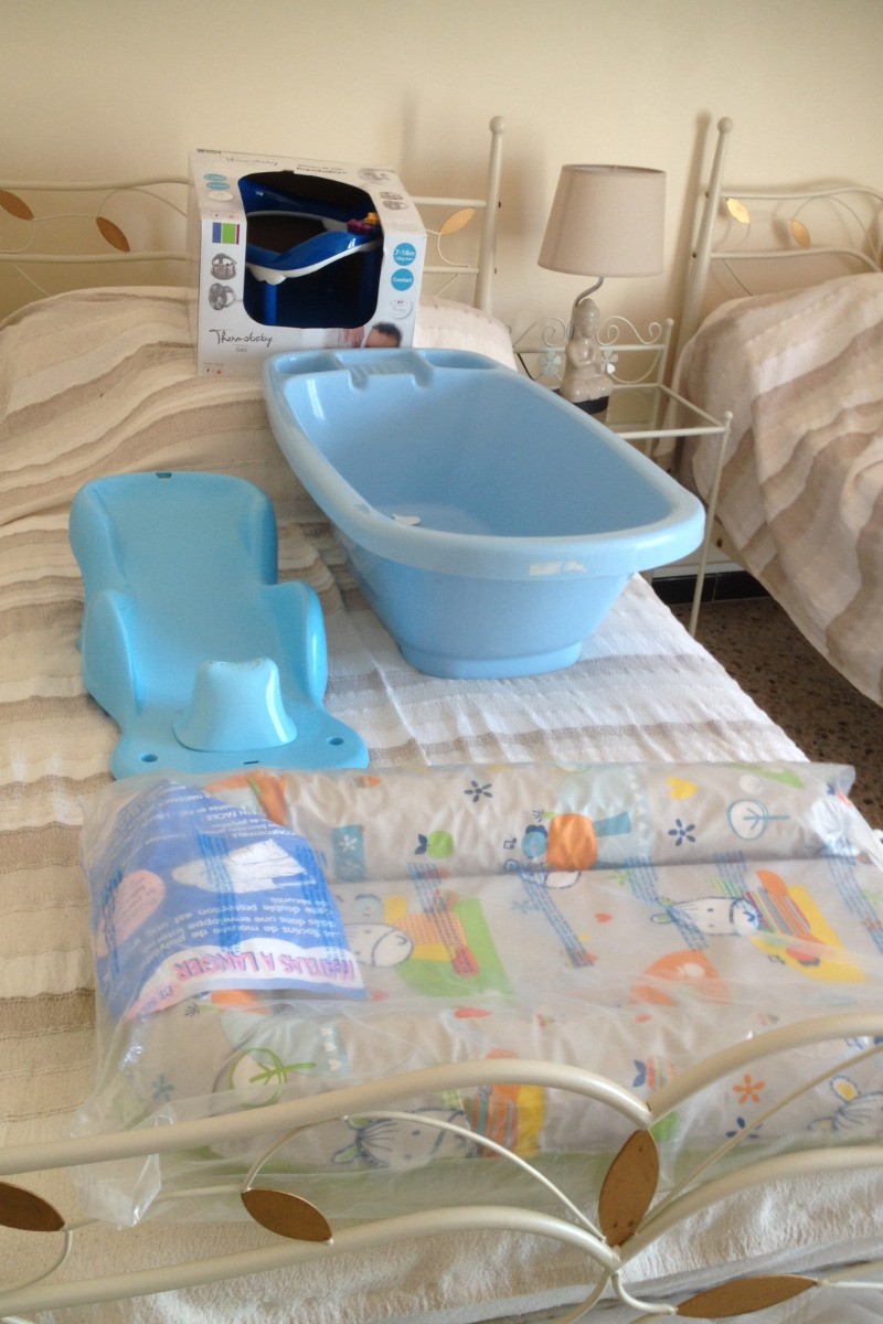 Anneau de bain, baignoire, matelas à langer, pot bébé, rehausseur chaise