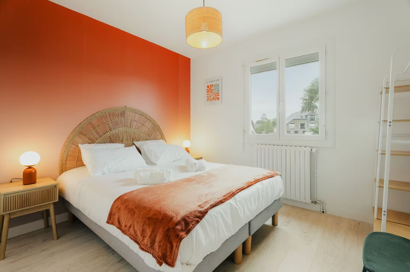 Chambre 1 pour 2 personnes au 1er étage (lit 160x200 cm