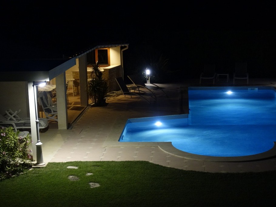 Piscine de nuit