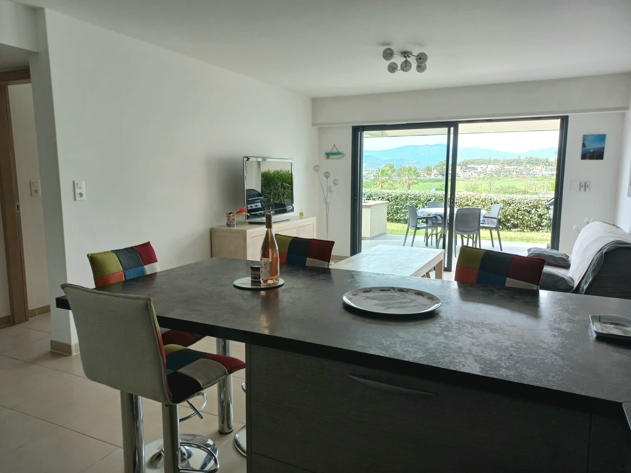 vue de la cuisine américaine