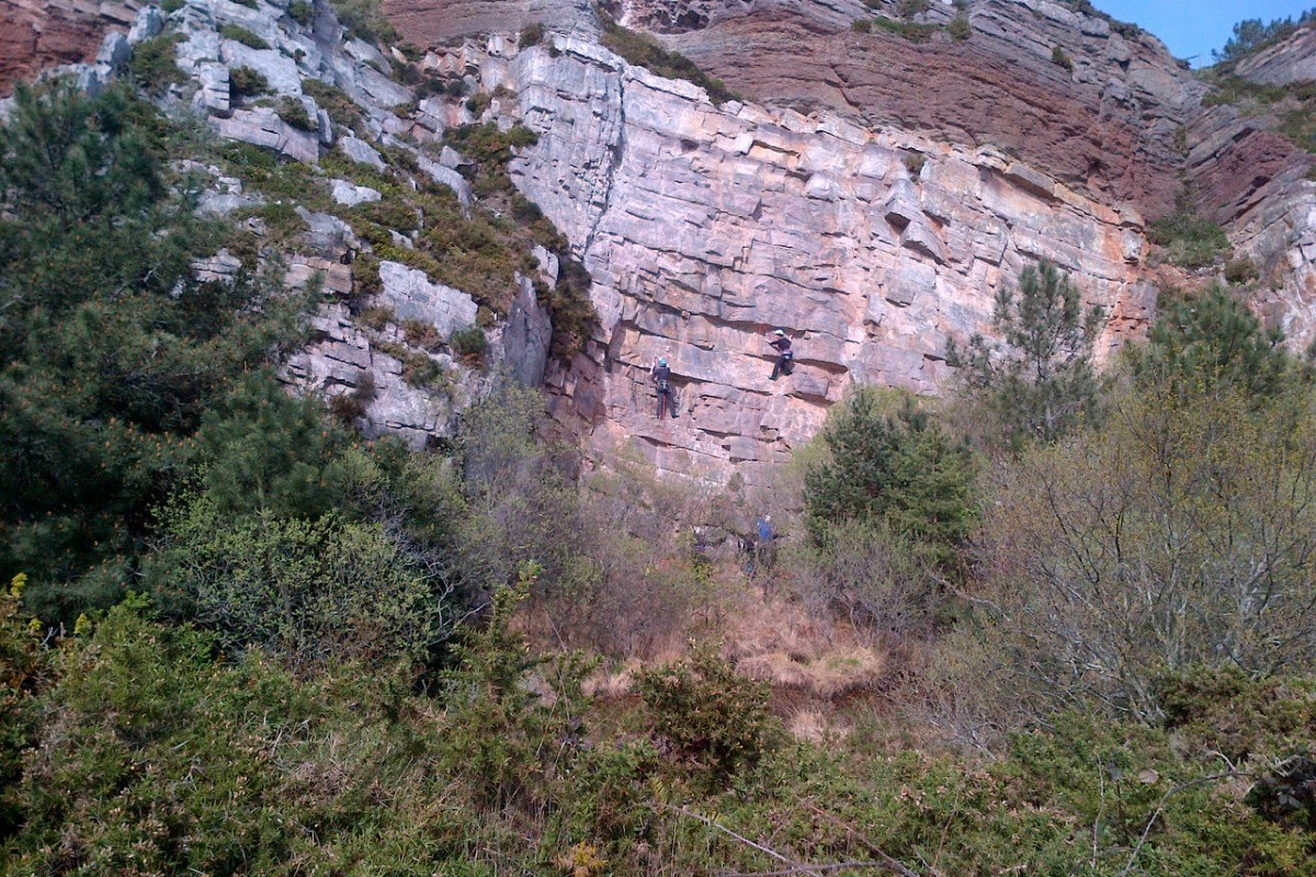 Falaise escalade Erquy
