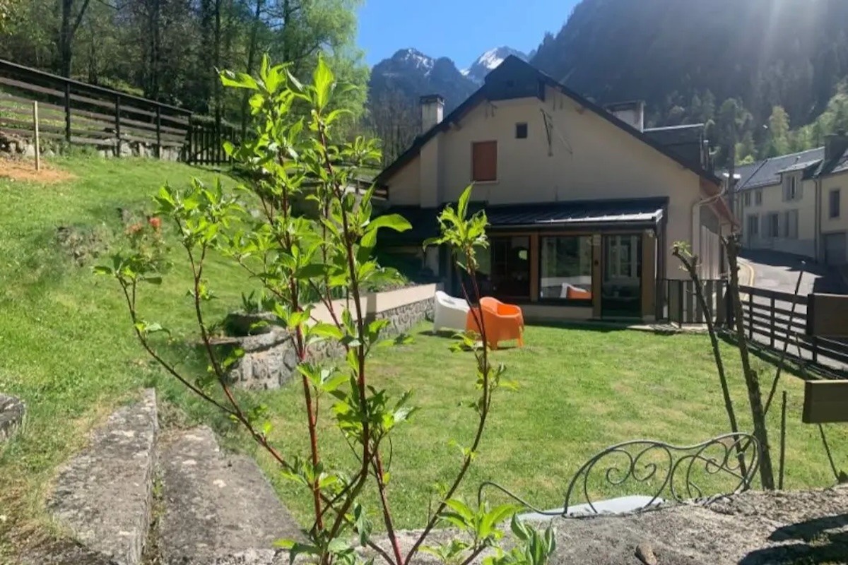 View of the private garden