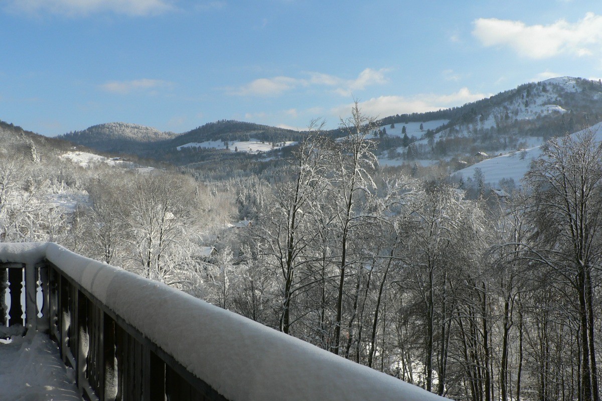 Vue sur le massif Vosgien