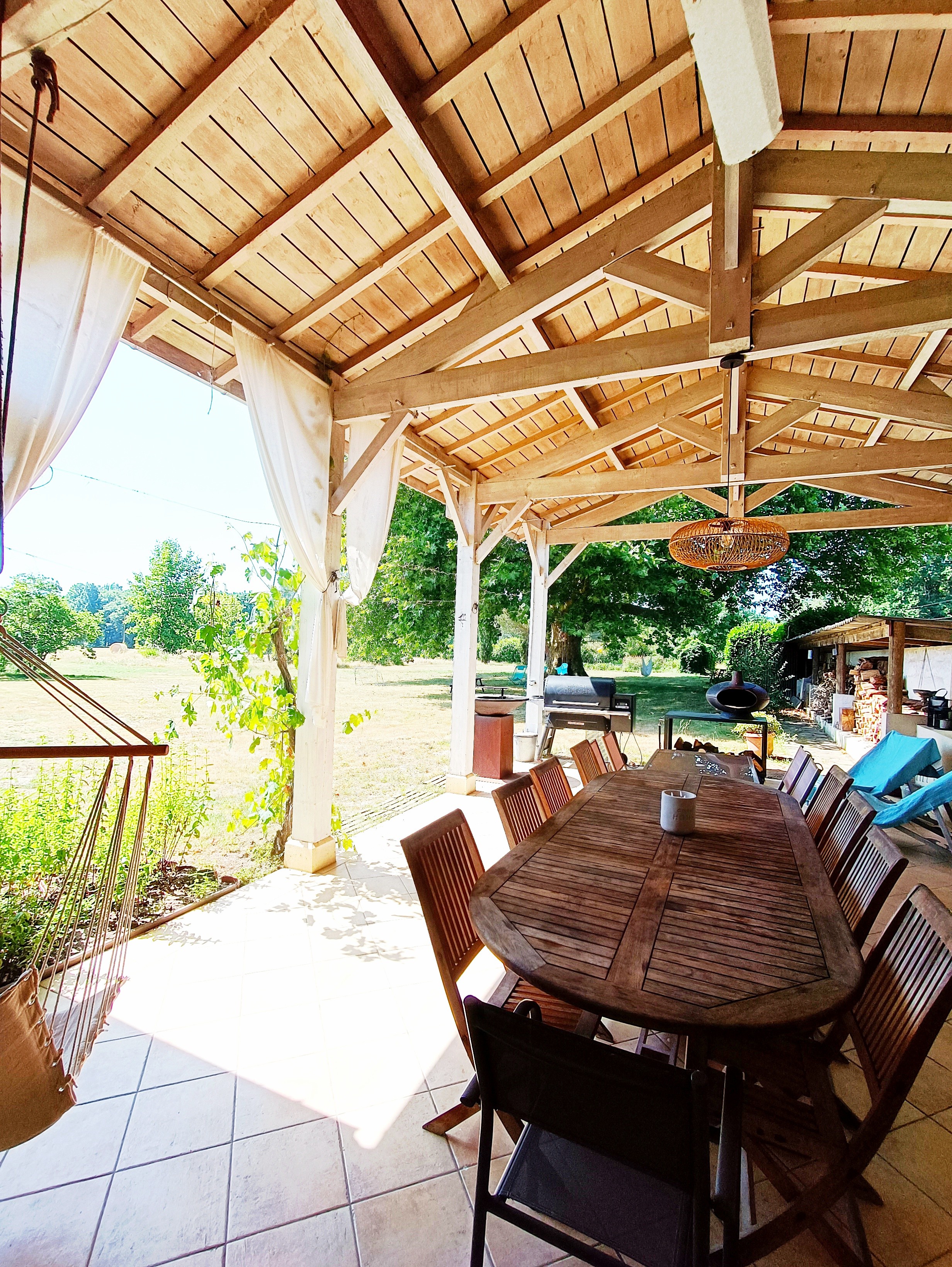 Gite de groupe 13 personnes - Piscine, spa, brasero proche Casteljaloux