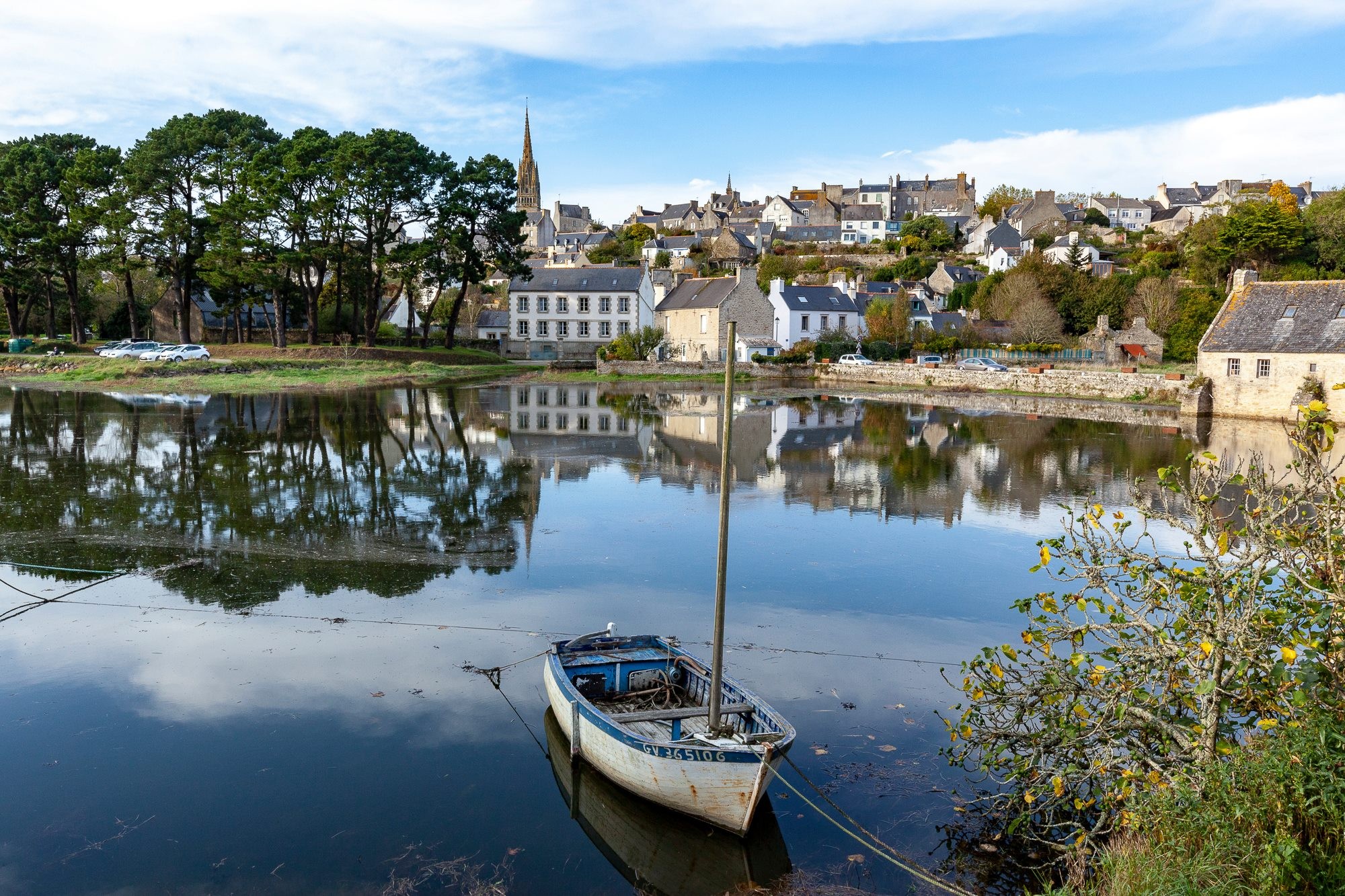 La rivière le Goyen à Pont Croix
