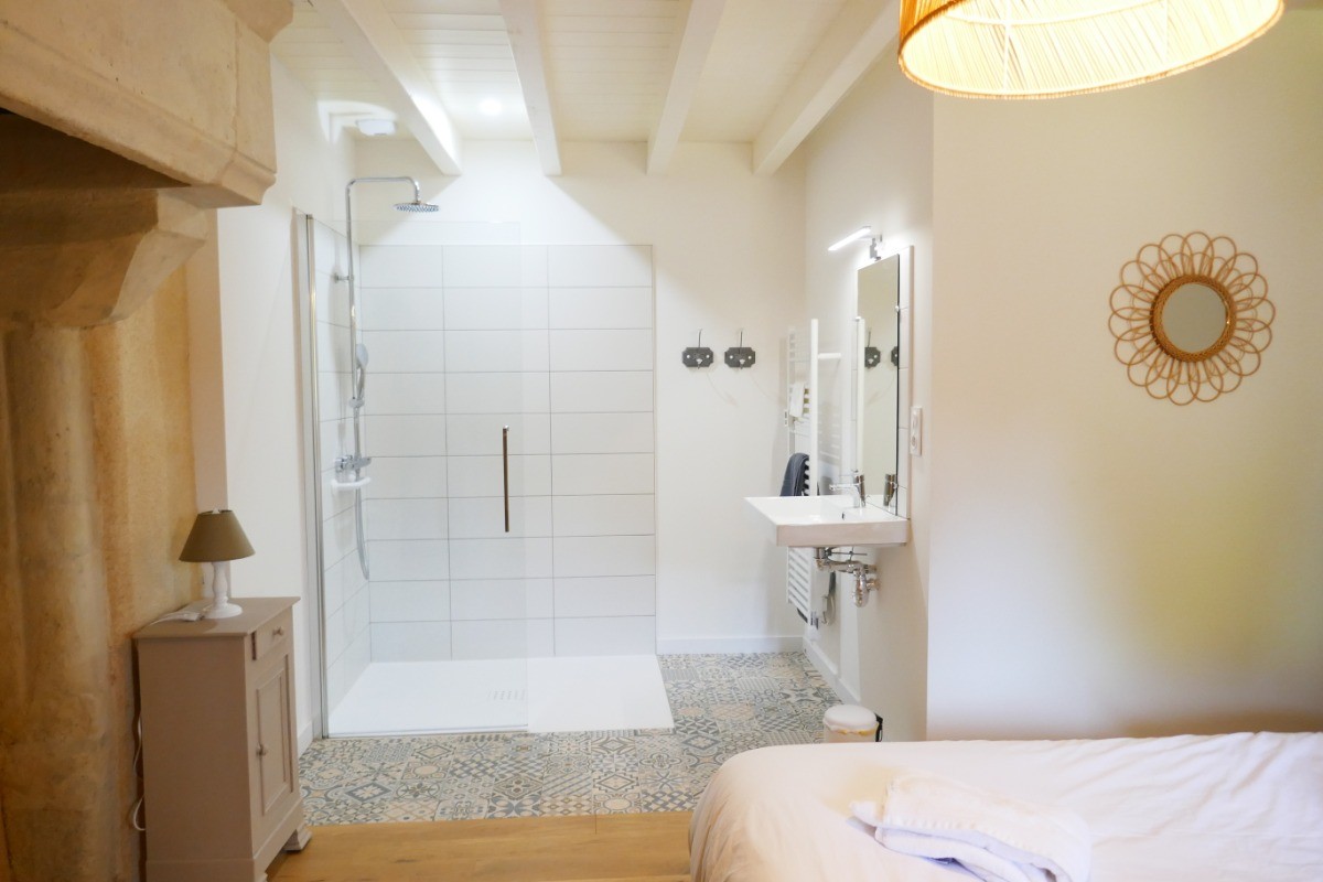 Salle d'eau de la chambre du rez-de-chaussée