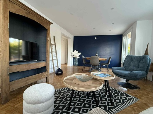 Location Ar baradoz Paimpol séjour salon cosy