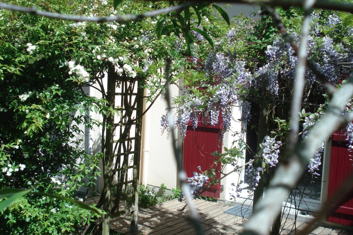 La terrasse en ce joli mois de mai
