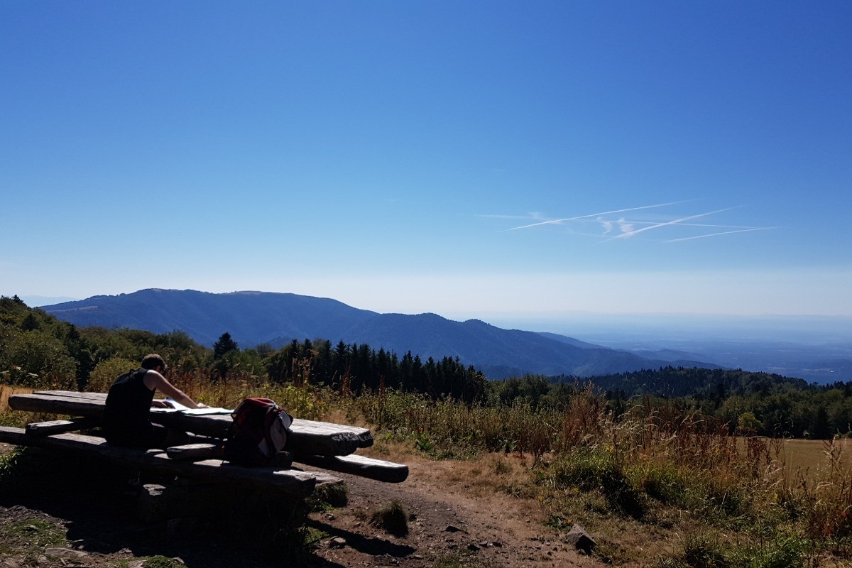 Vue depuis le chalet de la haute Bers