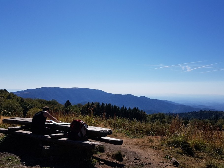Vue depuis le chalet de la haute Bers