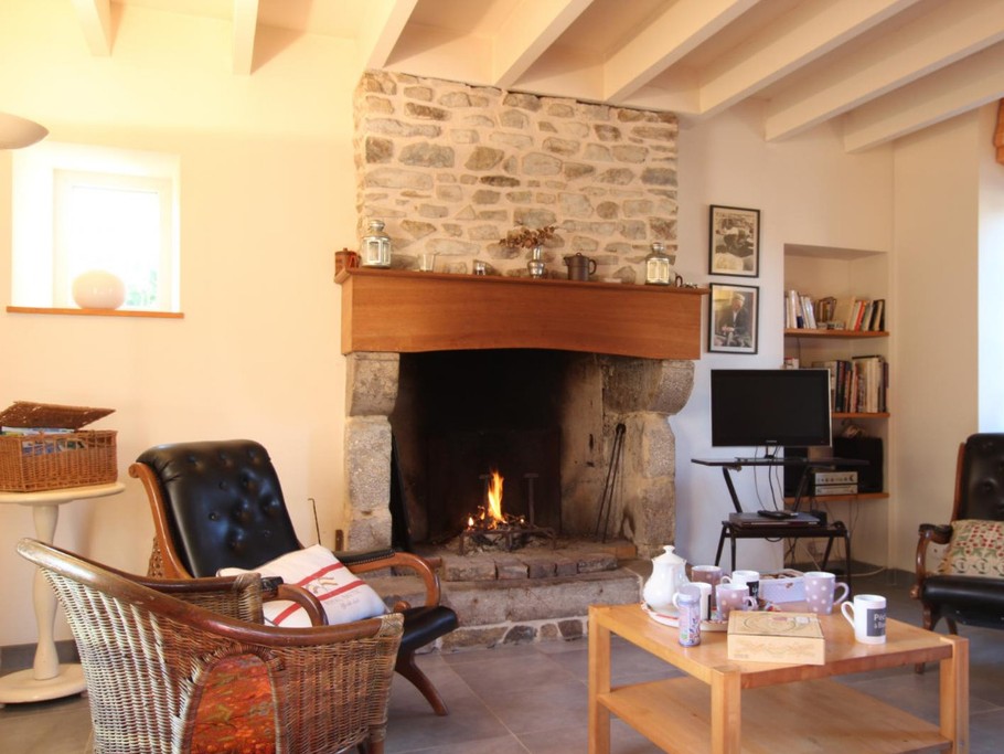 Salon et sa cheminée