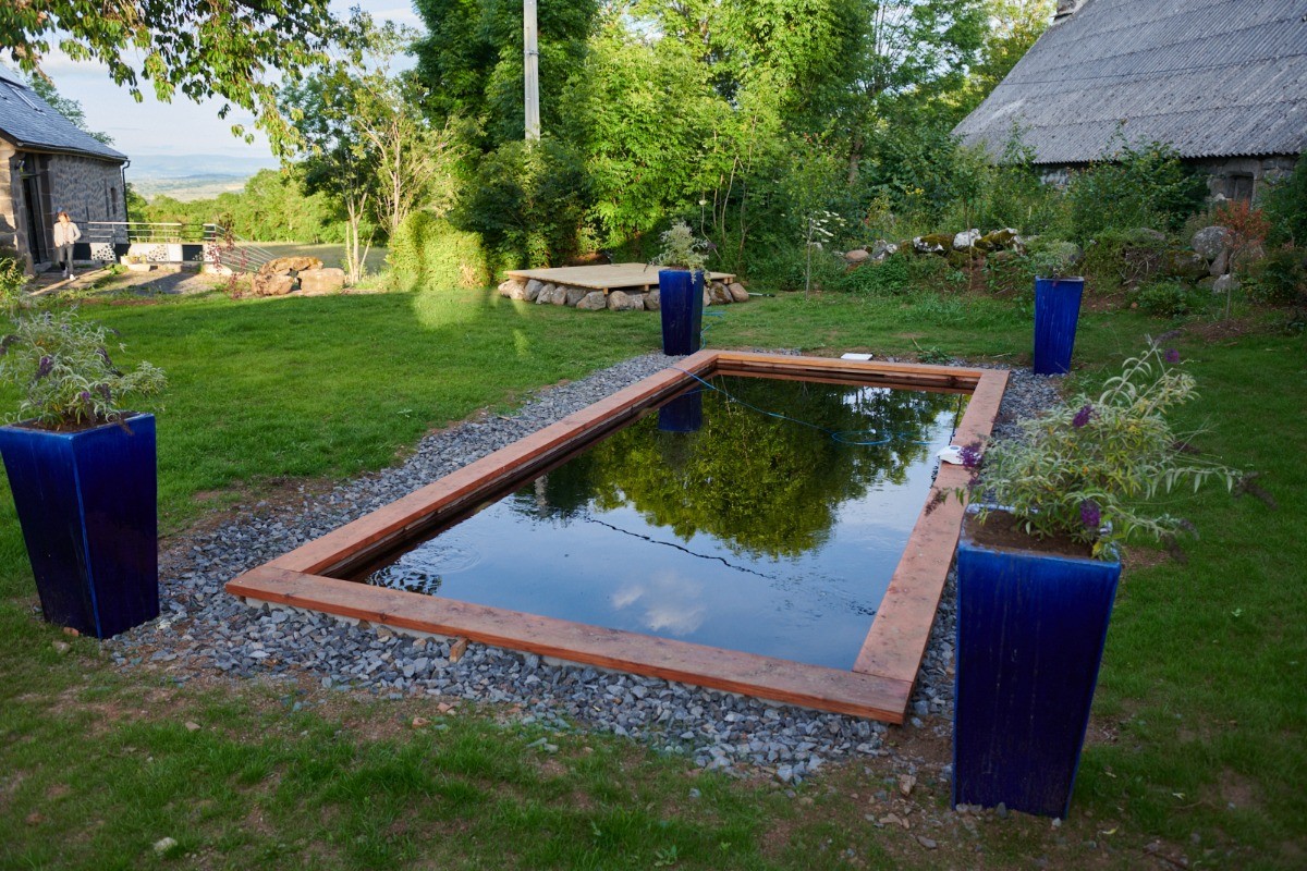 Piscine en bois