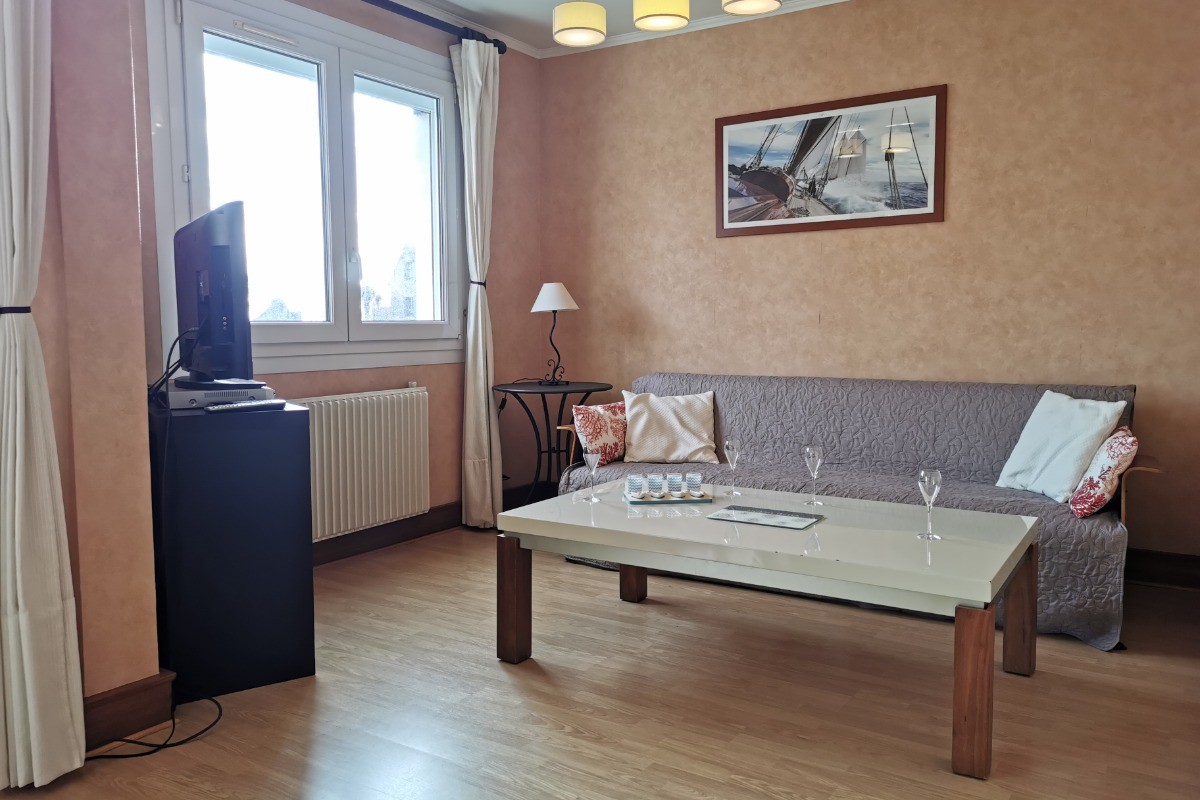 salon avec TV
