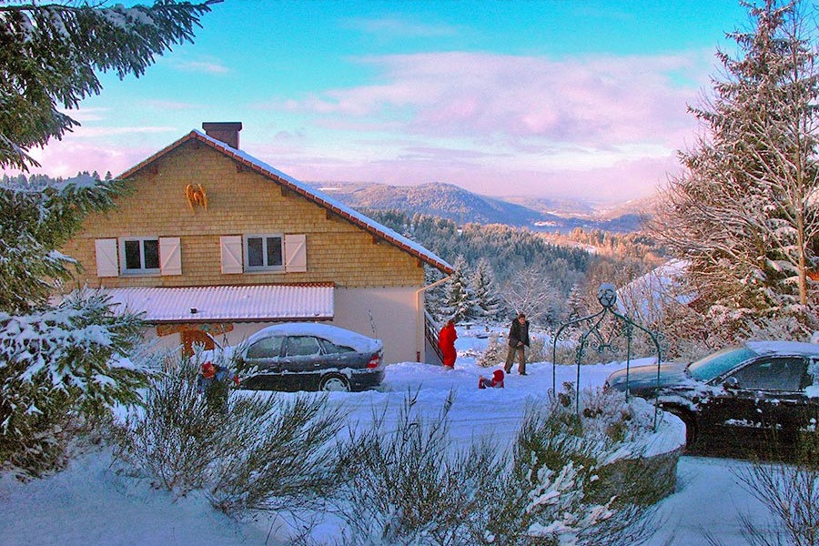 votre chalet en hiver