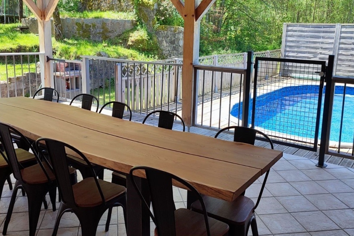 Terrasse - Gîte du Pré Forestier