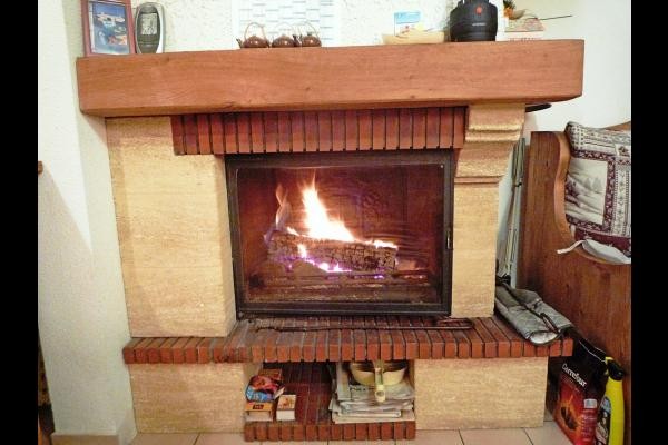 Feu cheminée - Appartement au bord du lac, Gérardmer