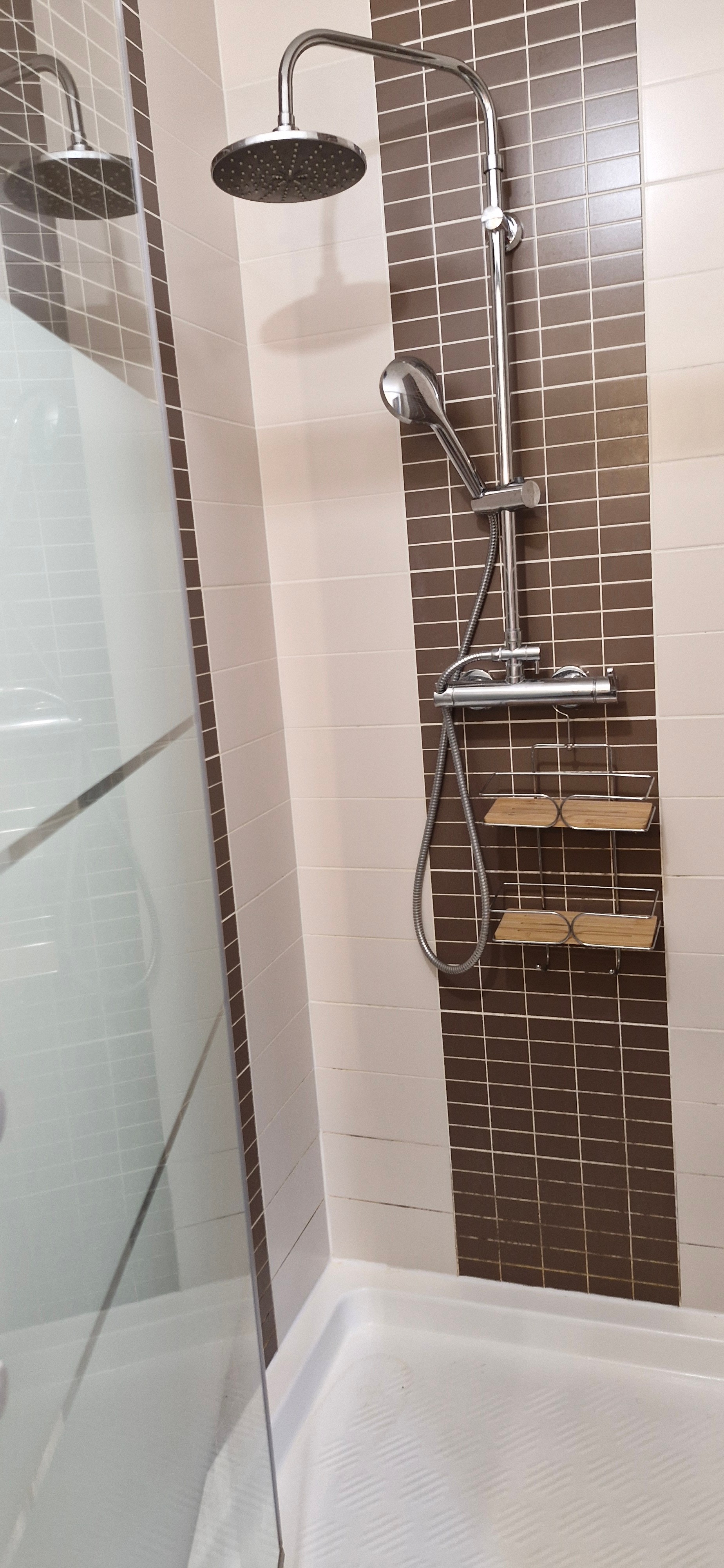 Douche de la salle d'eau privative