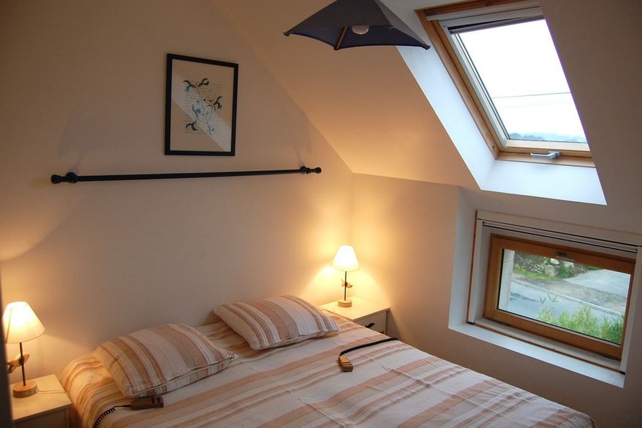 Chambre parentale avec 2 lits 80 ou 
1 lit 160