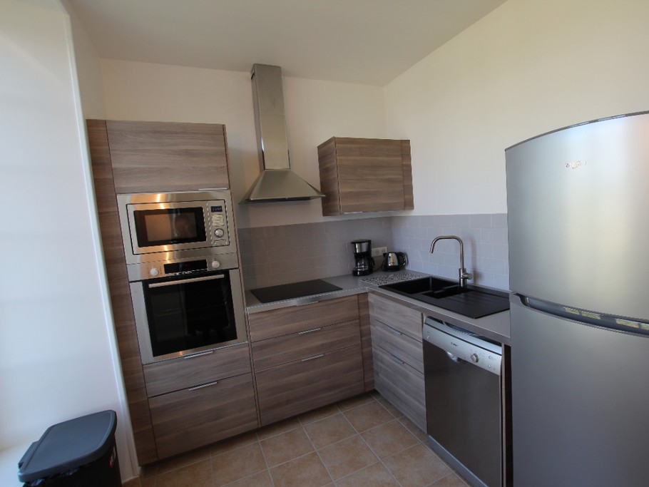 Gîte du Château - Cuisine ouverte sur le séjour