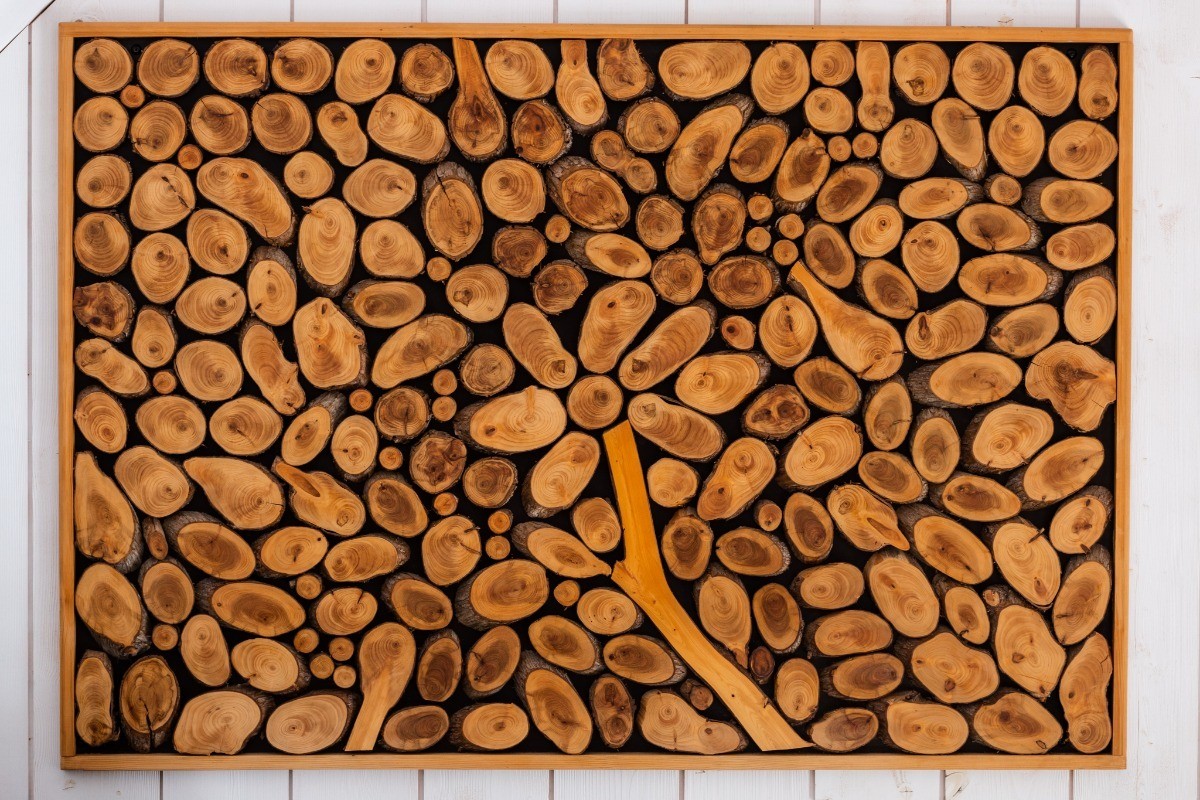 L'esprit Nature se retrouve meme dans la decoration murale