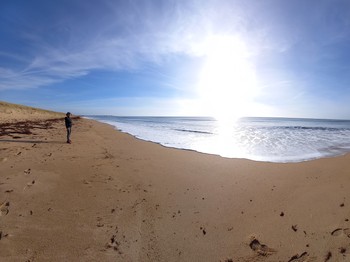 La plage de riez