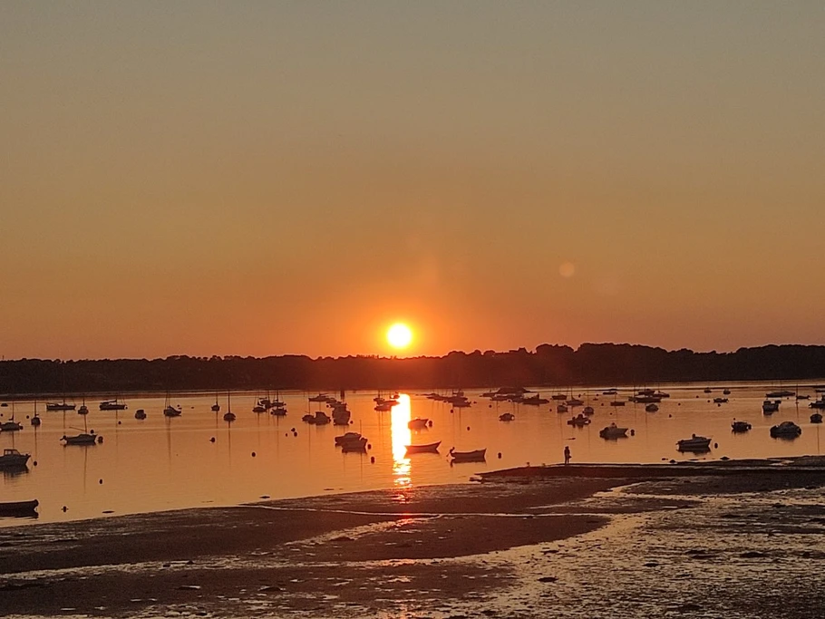 Coucher de soleil à St Suliac !