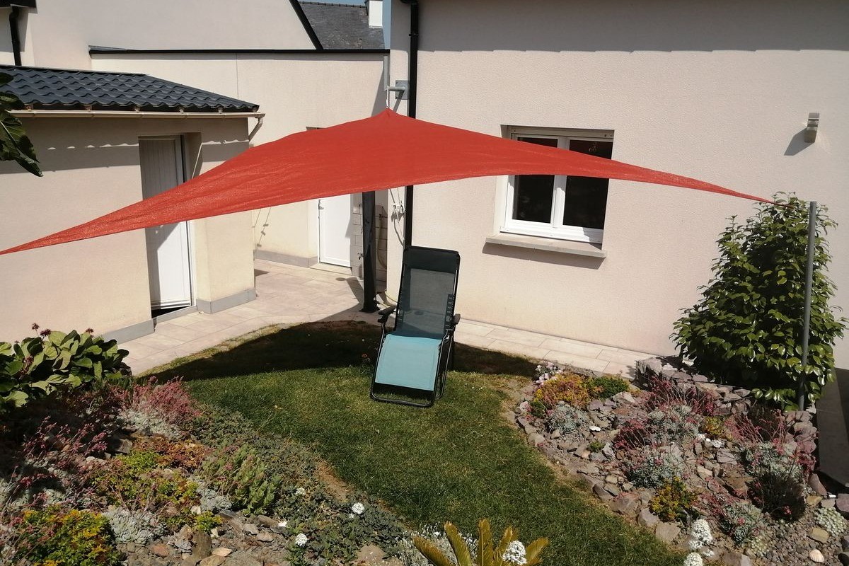 voile de soleil façade ouest ( sans vis à vis)
