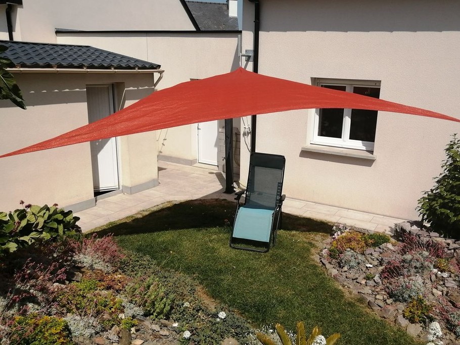 voile de soleil façade ouest ( sans vis à vis)