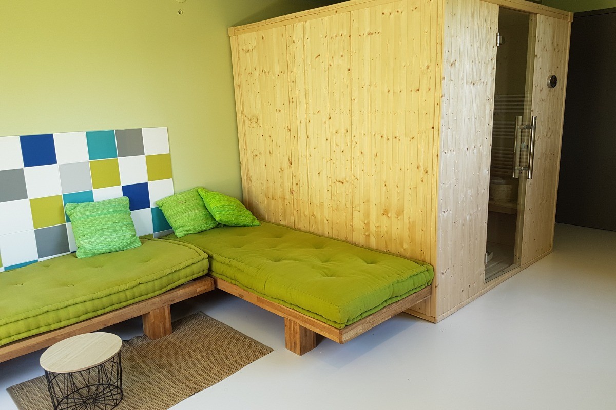 Espace détente avec sauna-hammam