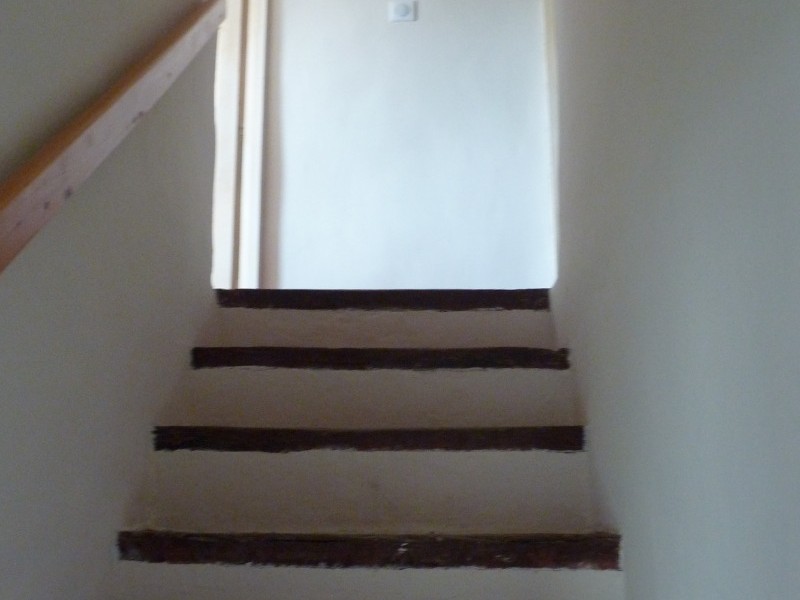 Escalier menant au 2ème niveau