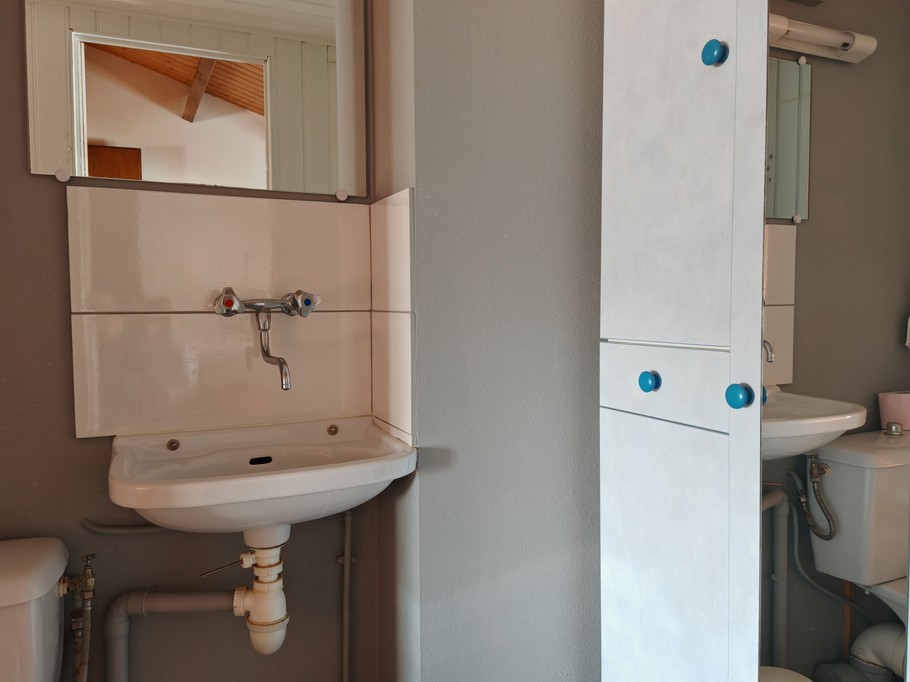 Toilet on first floor