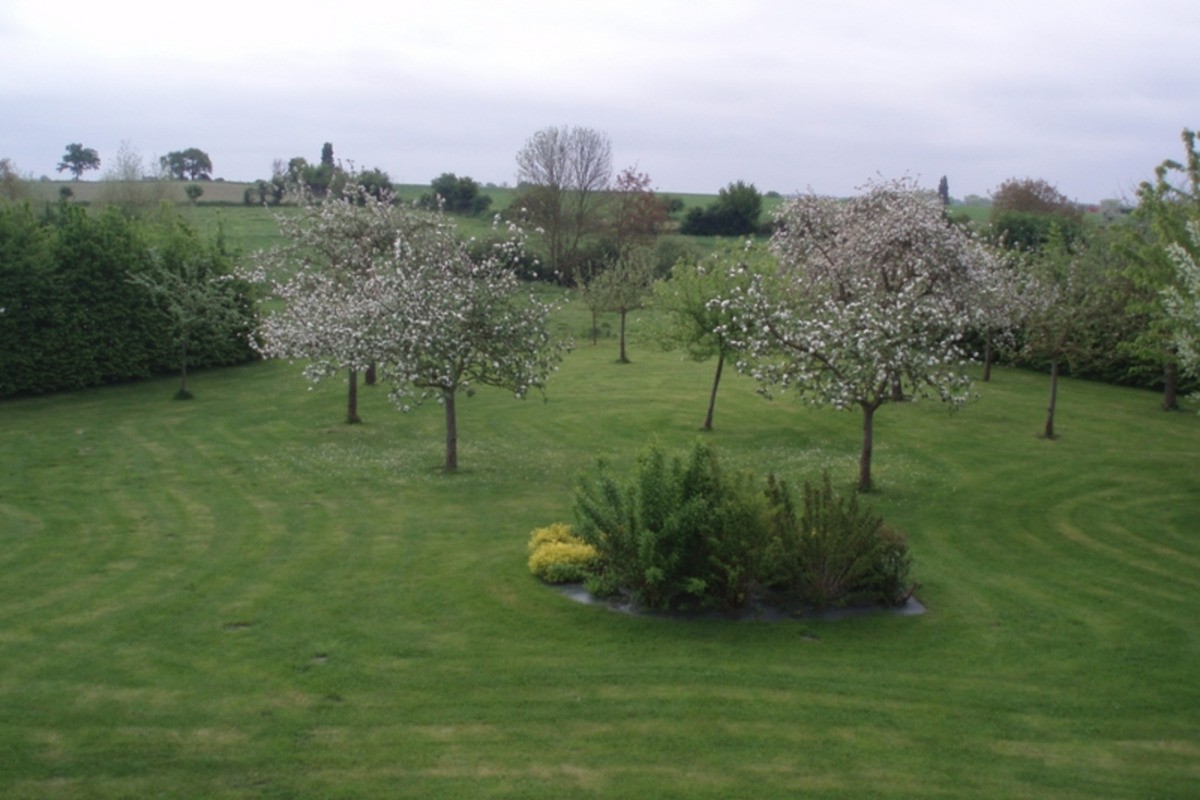 Vue des chambres d'hôtes