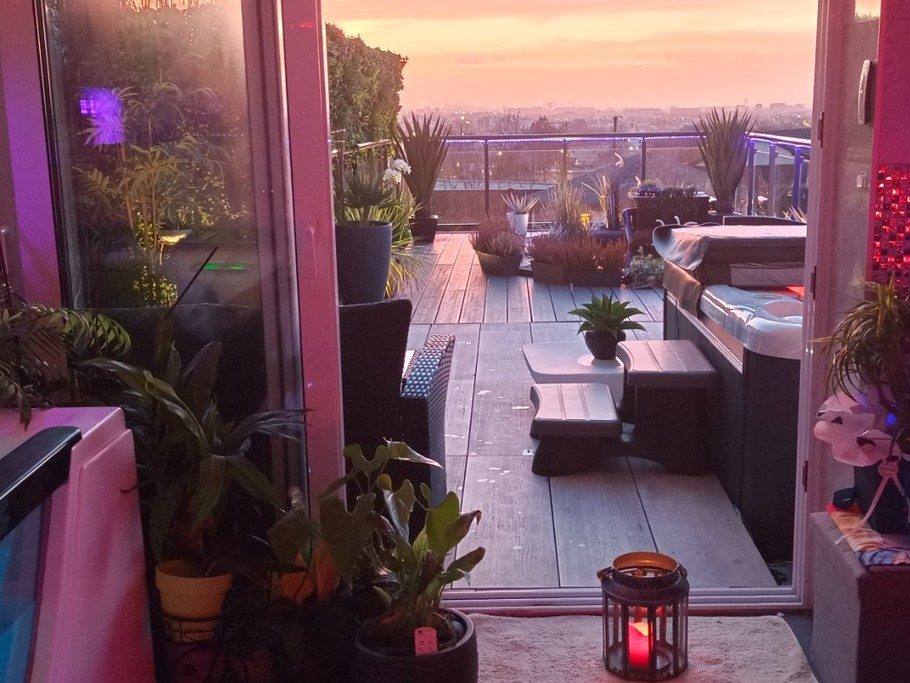 Suite spa avec vue panoramique