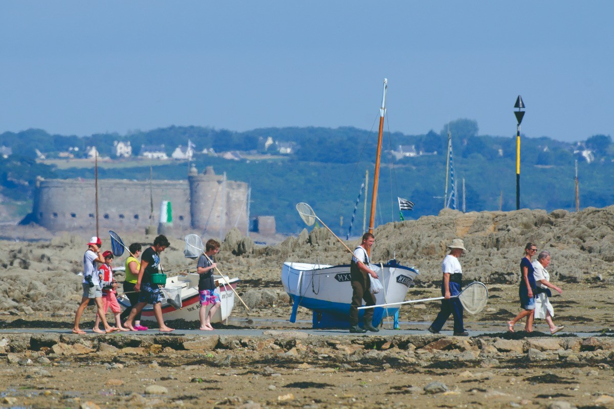 Pêche a pied à Carantec